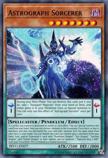 Astrograph Sorcerer - PEVO-EN001 - Ultra Rare - 1st Edition