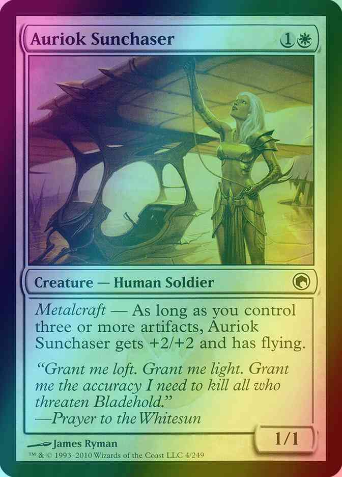 Auriok Sunchaser [4] [Scars Of Mirrodin] [Foil]