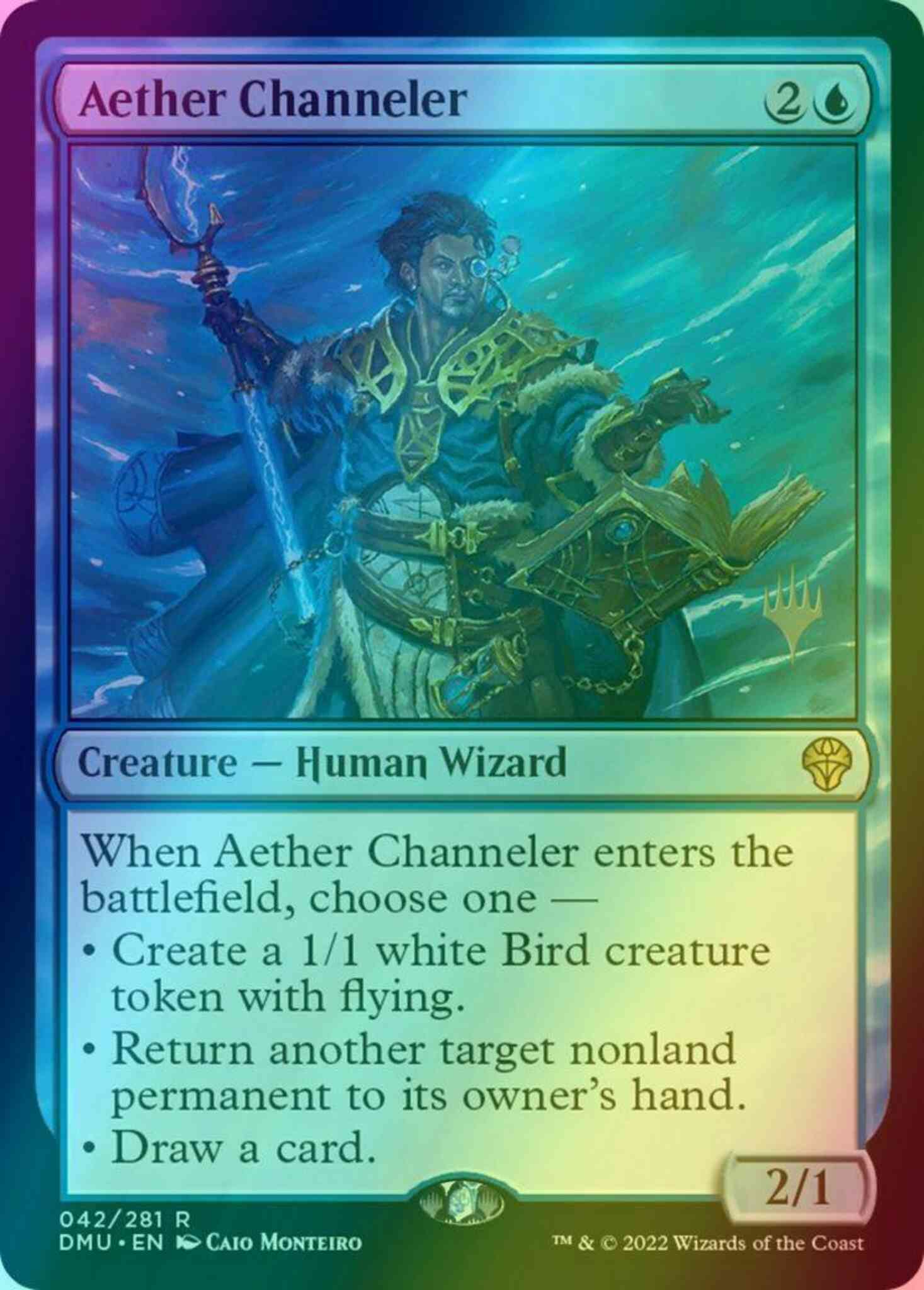 Aether Channeler [42p] [Promo Pack] [Dominaria United: Promos] [Foil]