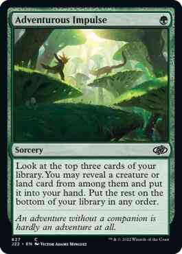 Adventurous Impulse [627] [Jumpstart 2022] [Non-Foil]