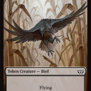 Bird Token (05) // Elemental Token (09) [Duskmourn: House of Horror: Commander: Tokens] [Non-Foil]