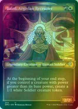 Baird, Argivian Recruiter [294] [Stained Glass Showcase] [Dominaria United] [Foil]
