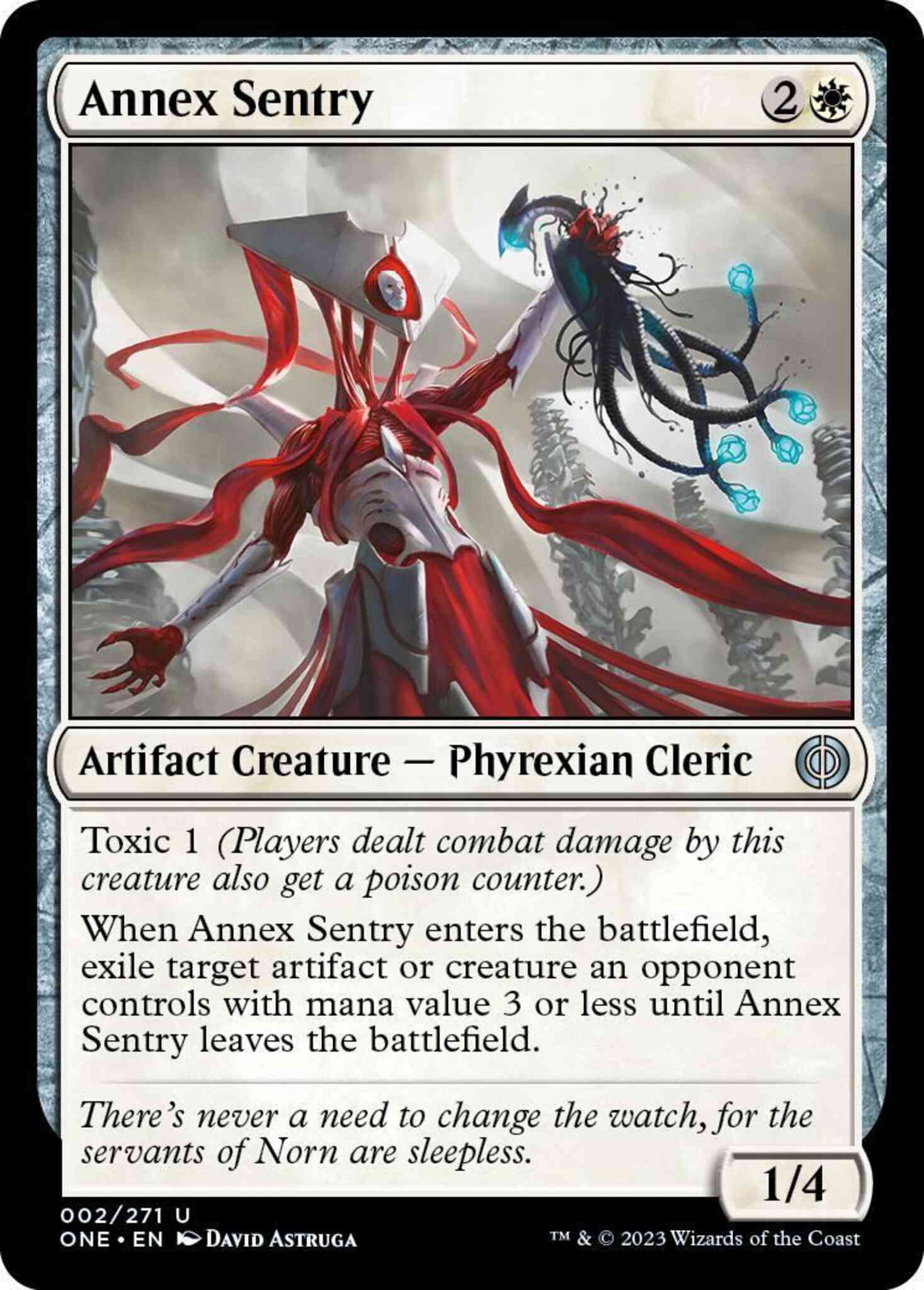 Annex Sentry [2] [Phyrexia: All Will Be One] [Non-Foil]