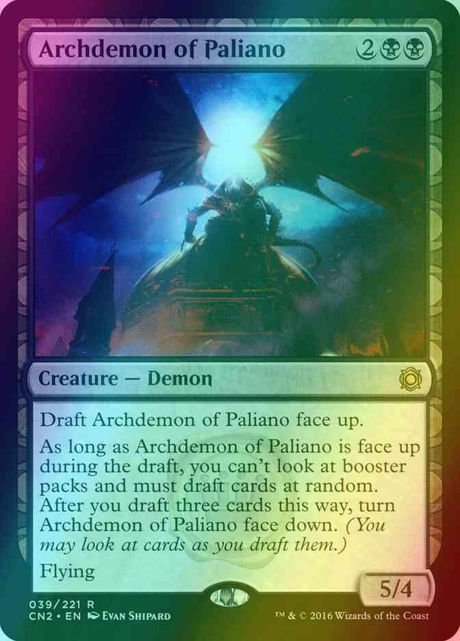 Archdemon of Paliano [39] [Conspiracy Take The Crown] [Foil]