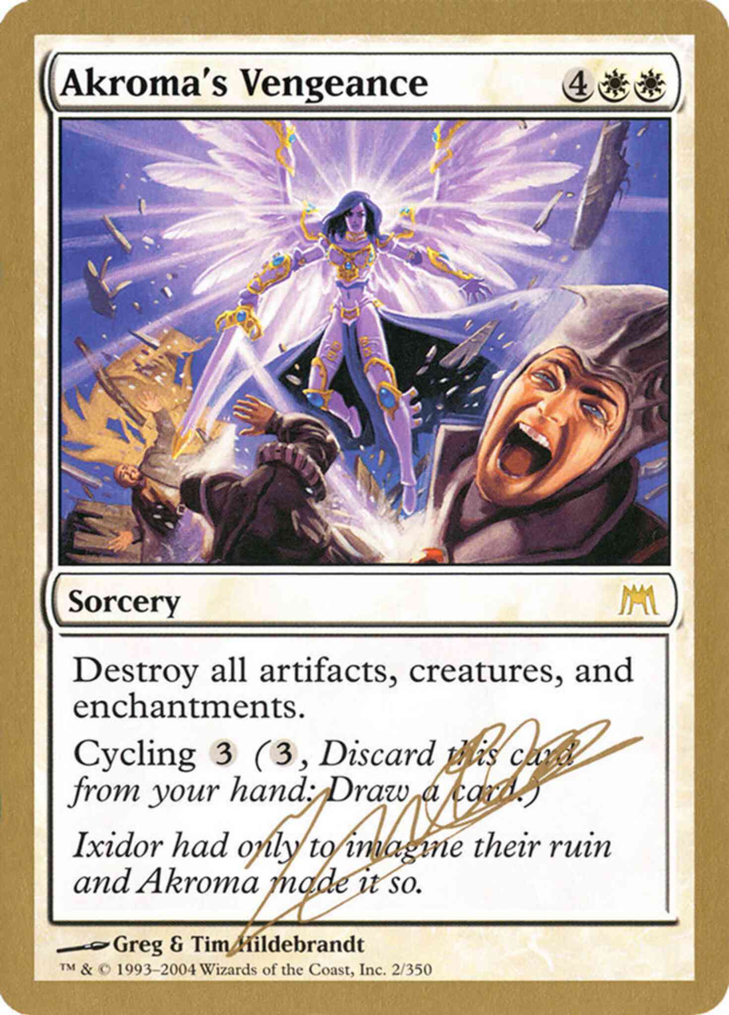 Akroma's Vengeance [jn2] [Julien Nujiten] [World Championship Decks 2004] [Non-Foil]