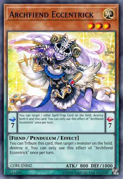 Archfiend Eccentrick - PGL3-EN056 - Gold Rare - 1st Edition