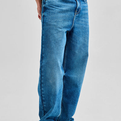 Blue Loose Fit Jeans