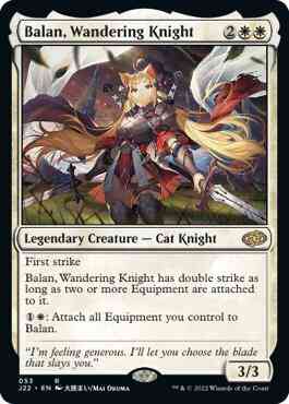 Balan, Wandering Knight [53] [Anime-Inspired Art] [Jumpstart 2022] [Non-Foil]