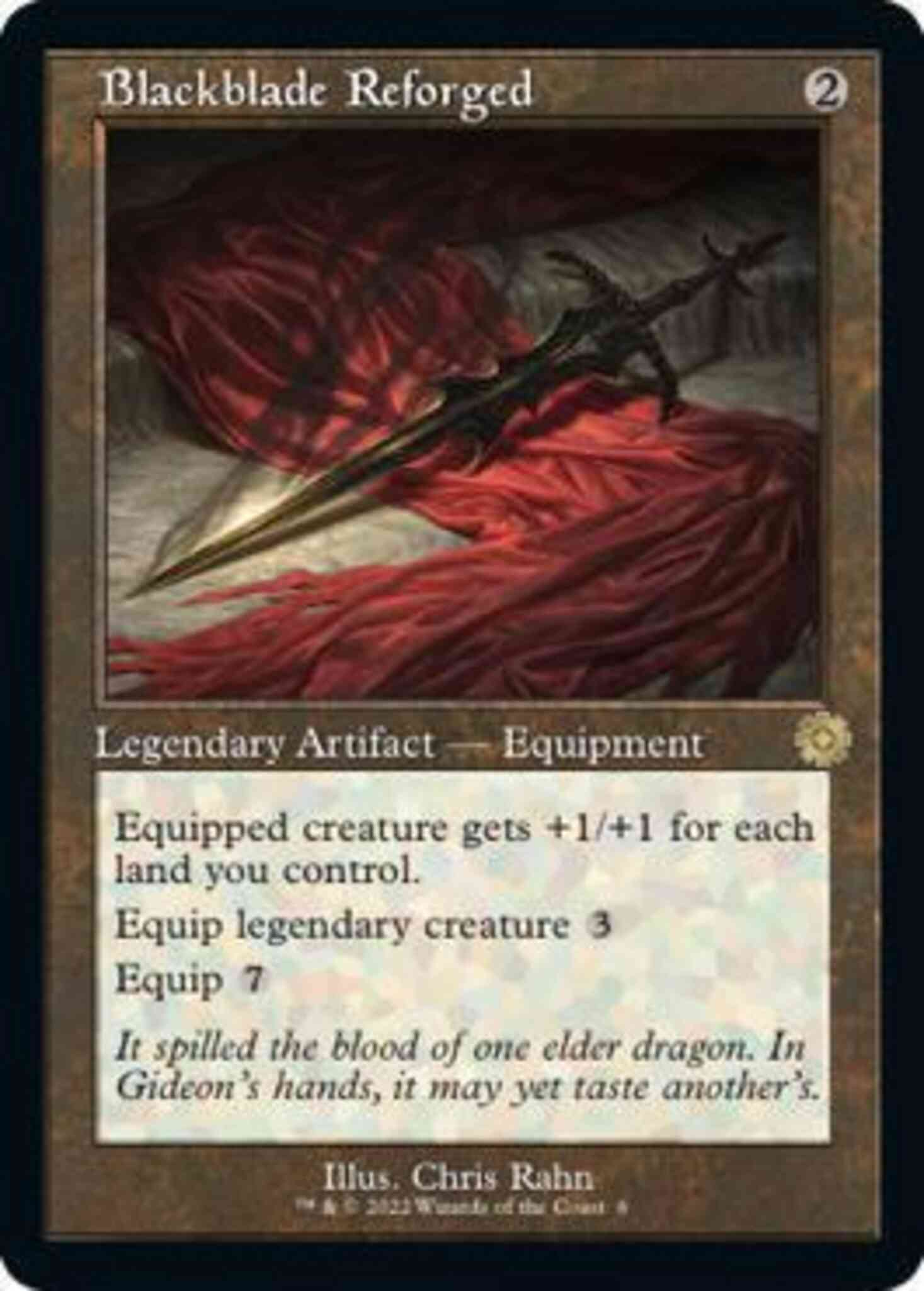 Blackblade Reforged [6] [Retro Frame] [The Brothers' War Retro Artifacts] [Non-Foil]
