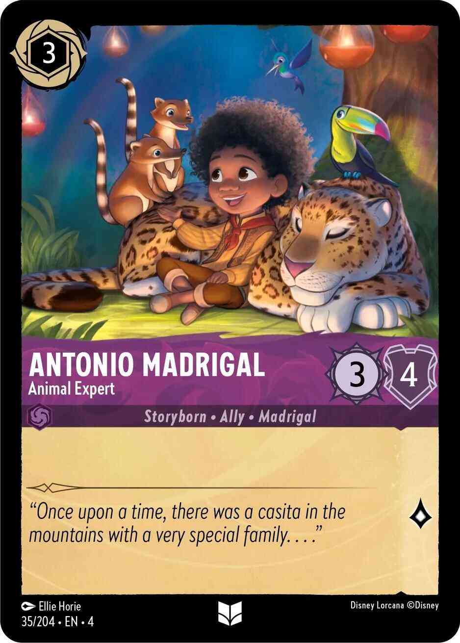 Antonio Madrigal - Animal Expert - 35/204 [Ursula's Return] [Cold Foil]