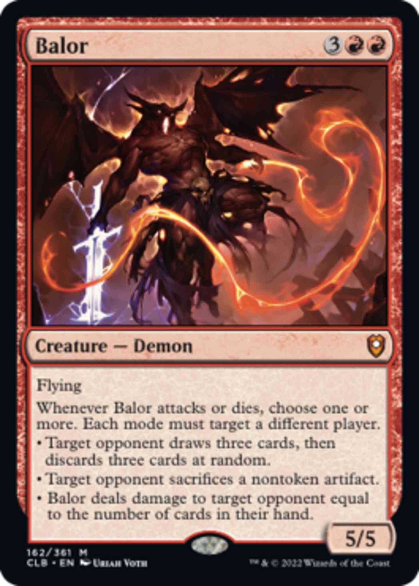 Balor [162] [Commander Legends: Battle for Baldur's Gate] [Non-Foil]