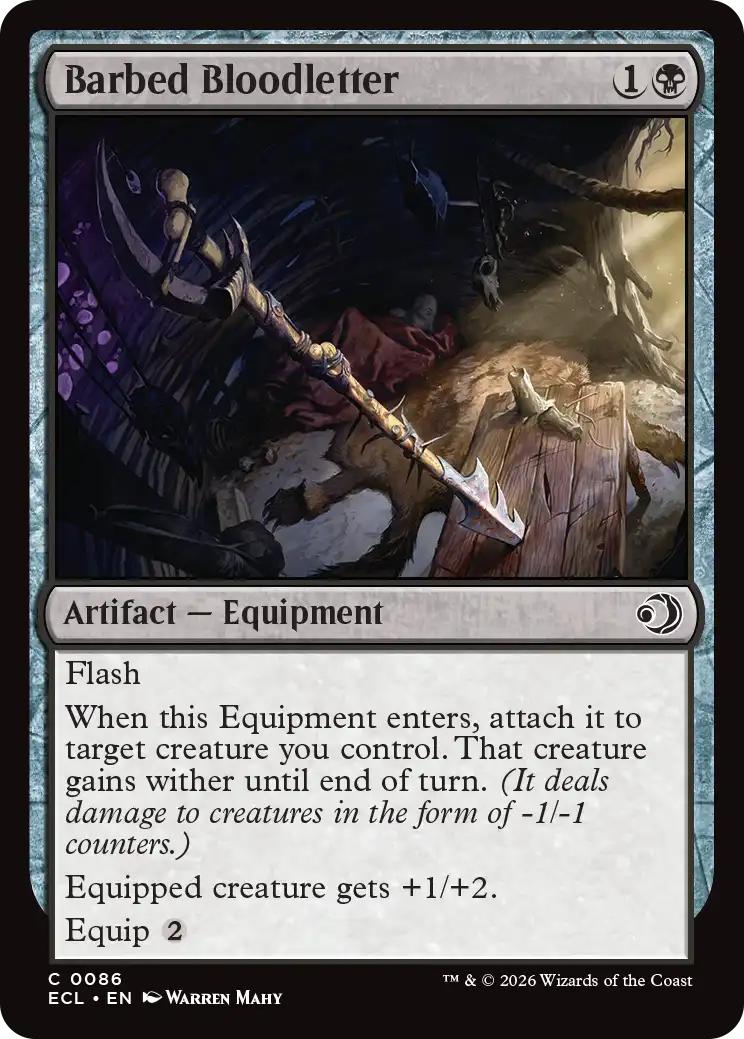 Barbed Bloodletter [86] [Lorwyn Eclipsed] [Non-Foil]