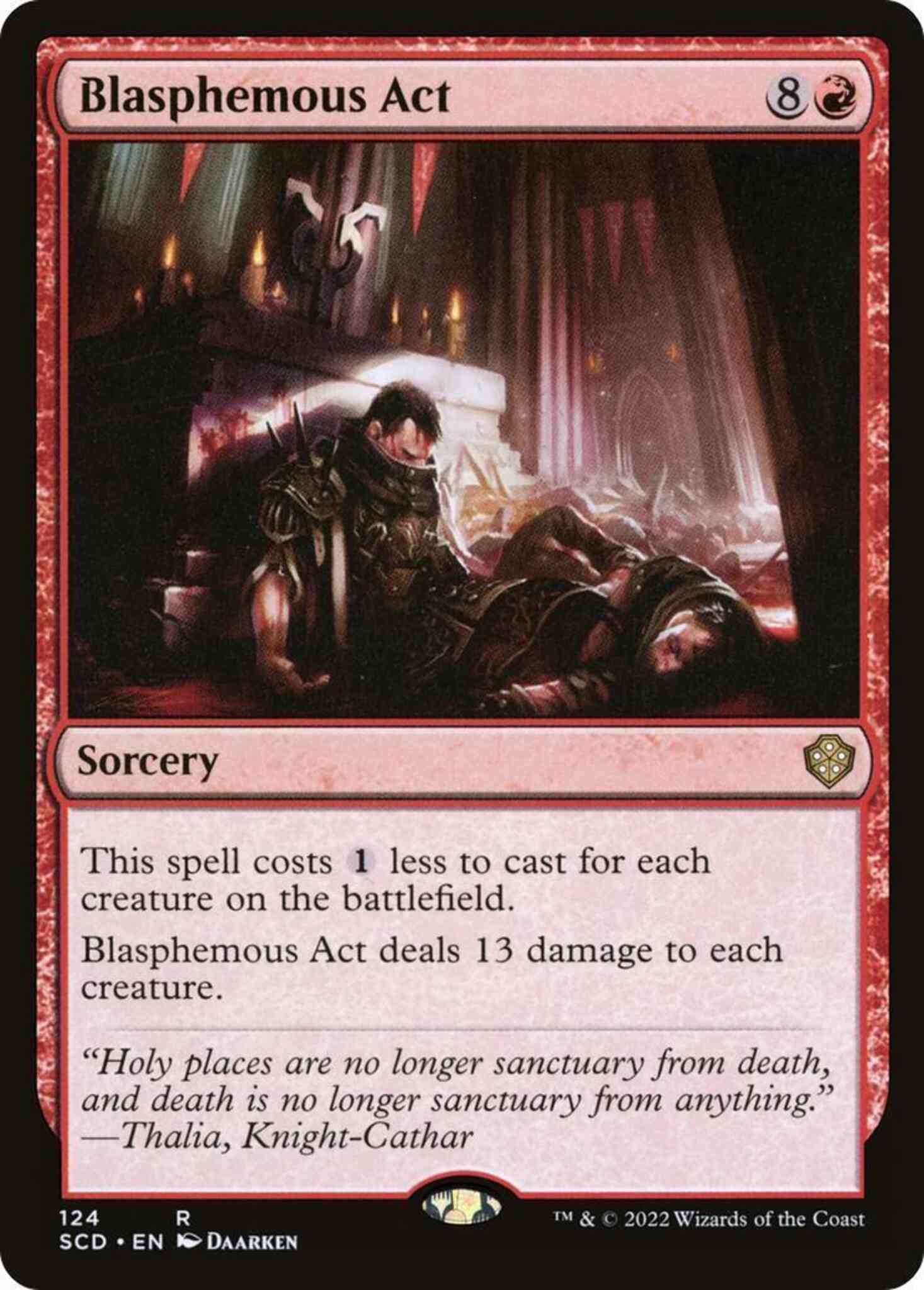 Blasphemous Act [124] [Starter Commander Decks] [Non-Foil]