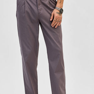 Grey Slim Fit Trousers