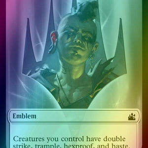 Bird Token (01) // Domri Rade Emblem (20) [Ravnica Remastered: Tokens] [Foil]