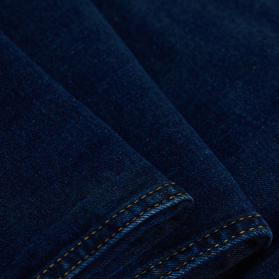 Navy Tapered Fit Jeans