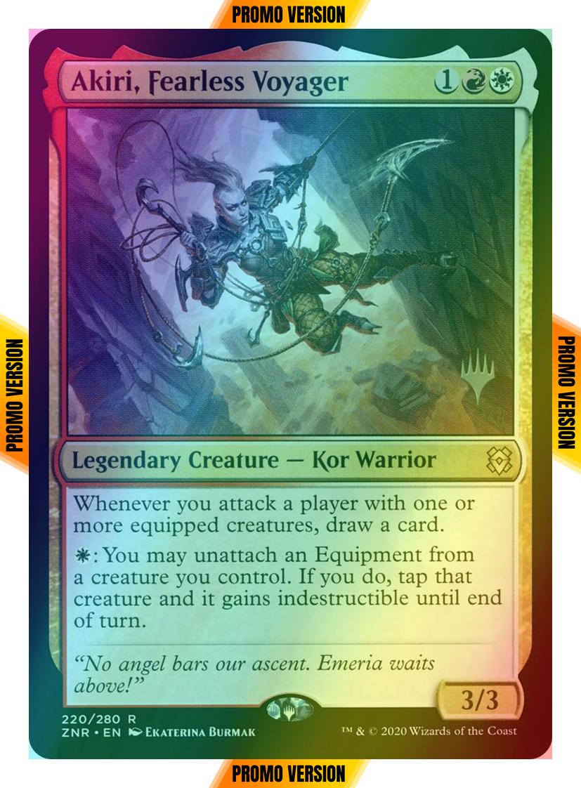 Akiri, Fearless Voyager [Promo Pack] [220p] [Zendikar Rising Promos] [Foil]