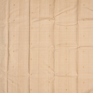 Bubblegum Pink Handloom Kanchipuram Silk Saree With Stripes And Buttas