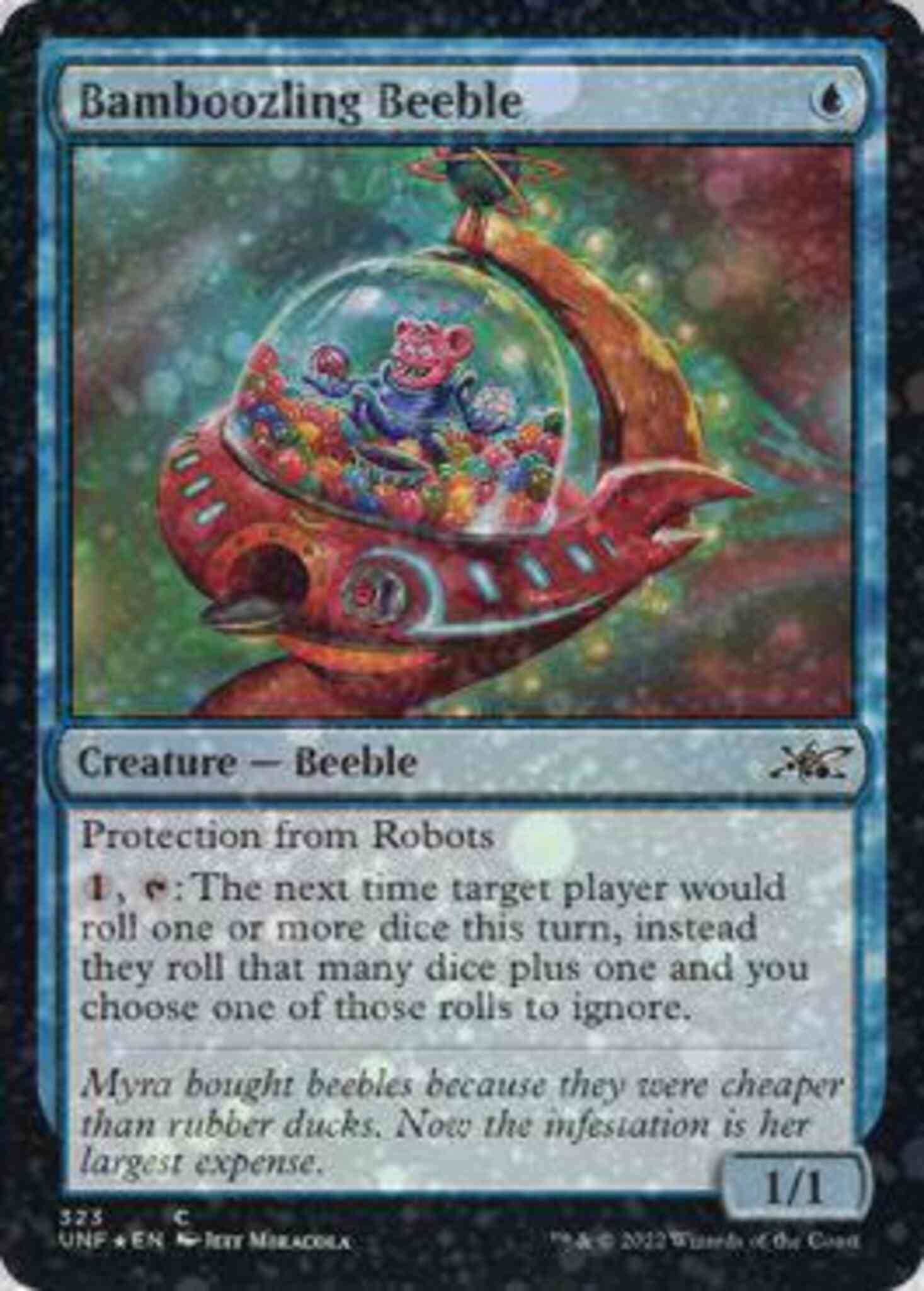 Bamboozling Beeble [323] [Unfinity] [Galaxy Foil]