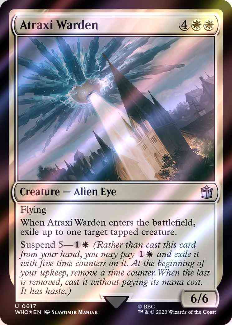 Atraxi Warden [617] [Universes Beyond: Doctor Who] [Surge Foil]