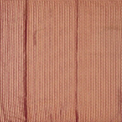 Purple And Mustard Woven Banarasi Khadi Georgette Saree With Floral Motifs