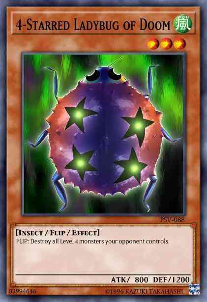 4-Starred Ladybug of Doom - YSYR-EN010 - Common - 1st Edition