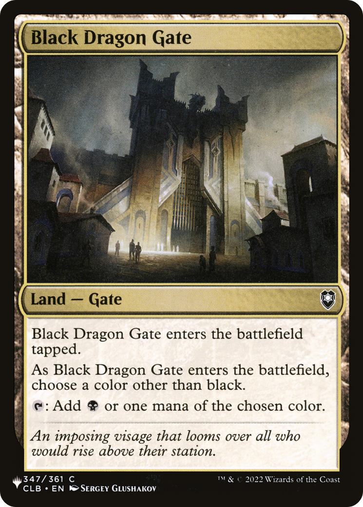Black Dragon Gate [CLB-347] [The List] [Non-Foil]