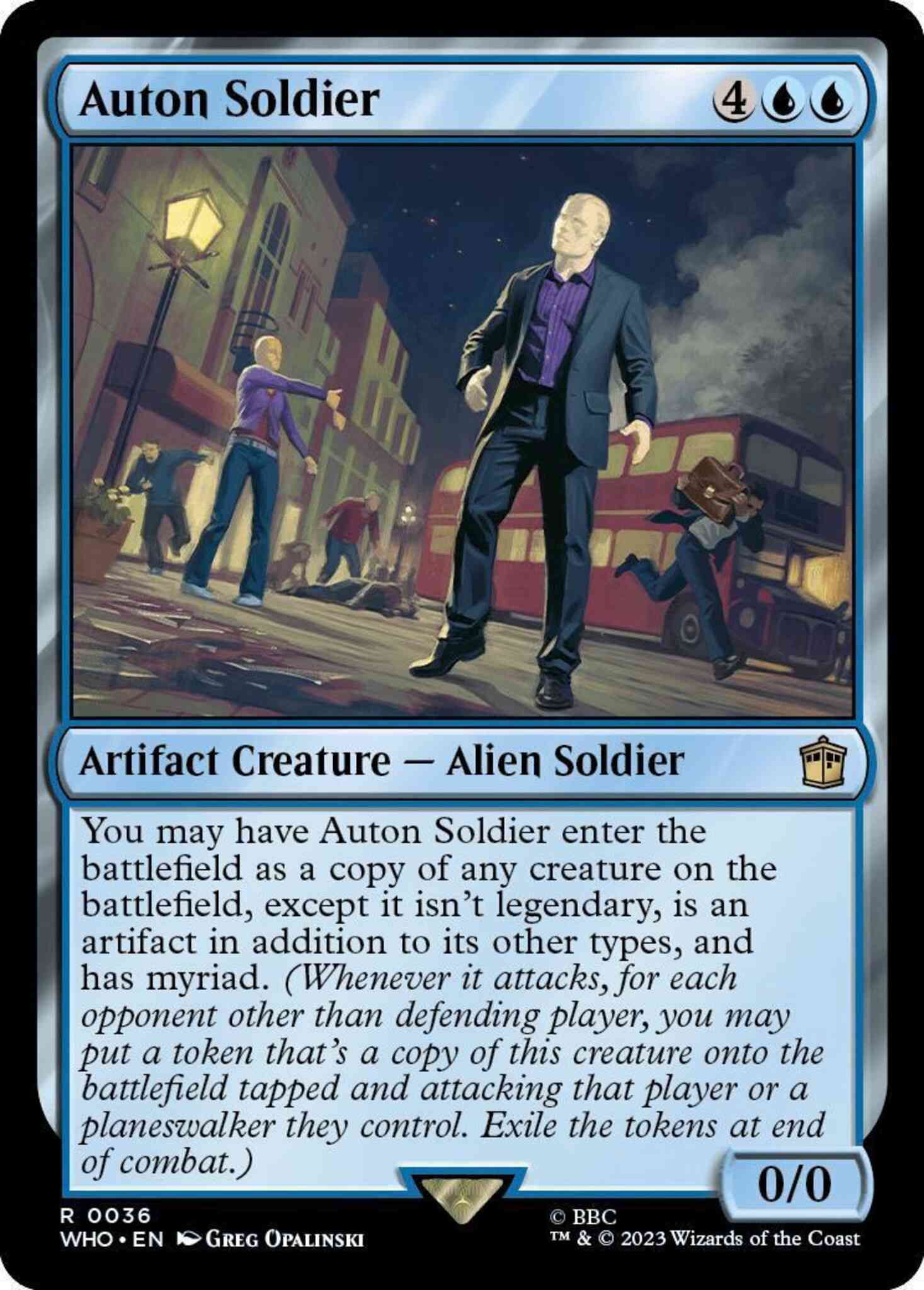 Auton Soldier [36] [Universes Beyond: Doctor Who] [Non-Foil]