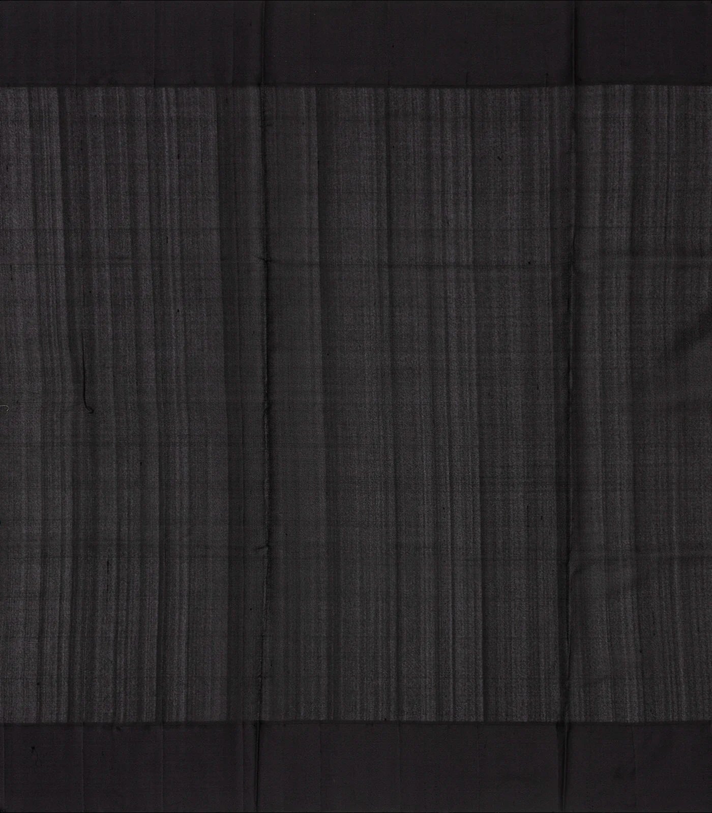 Yellow Handloom Kora Silk Saree With Beldari Stripes & Black Border