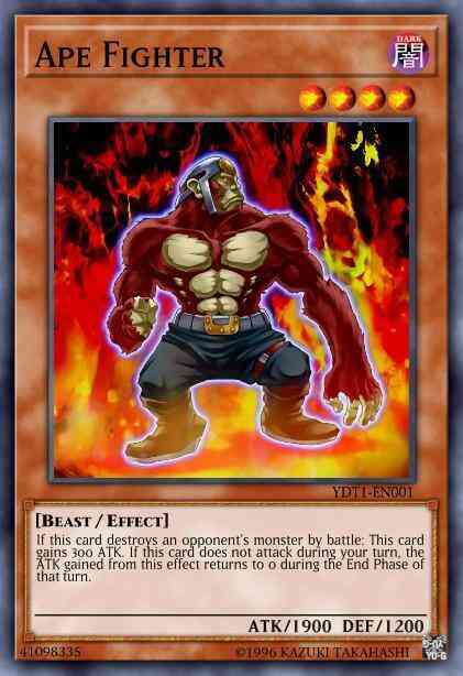 Ape Fighter - BP01-EN169 - Starfoil Rare - 1st Edition