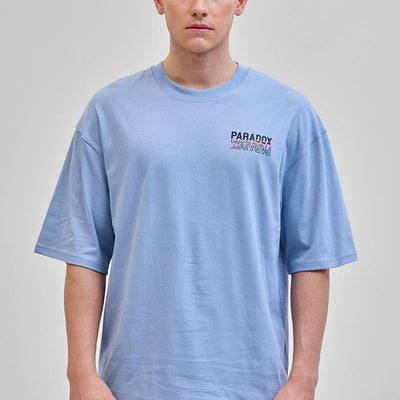 Paradox Light Blue Oversized T-Shirt