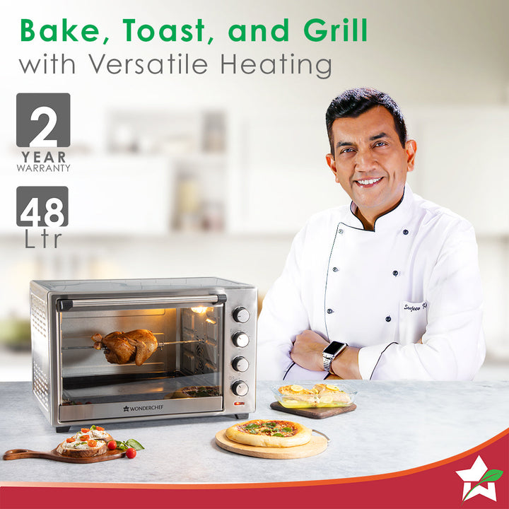 Oven Toaster Griller (OTG) - 48 Litres, Stainless Steel –