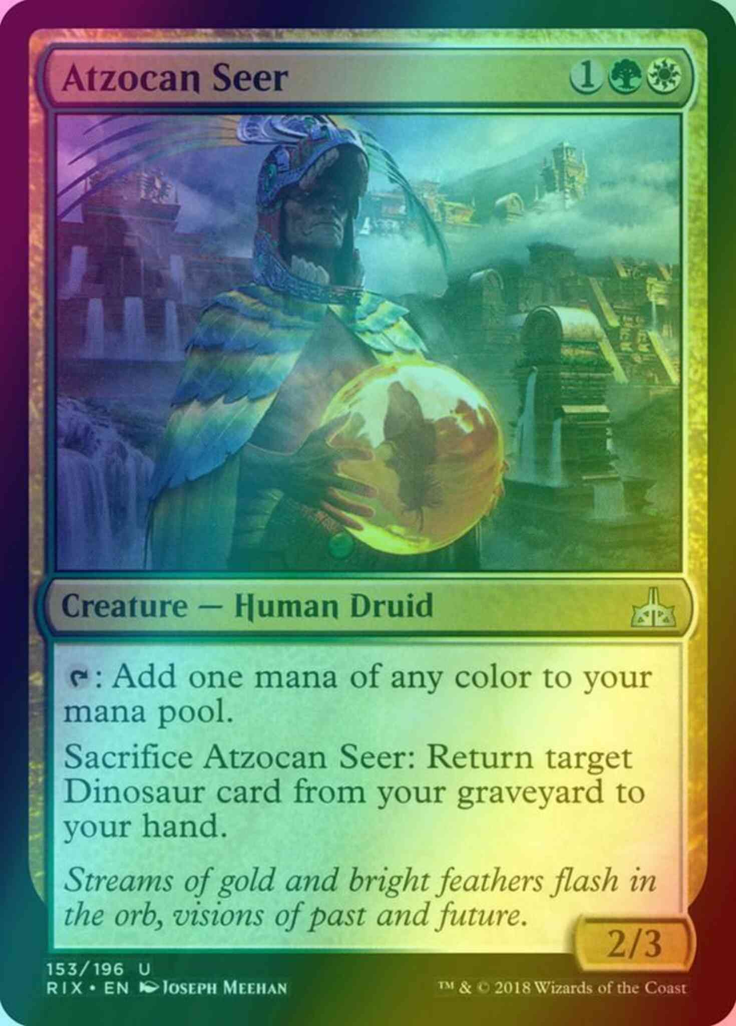 Atzocan Seer [153] [Rivals of Ixalan] [Foil]