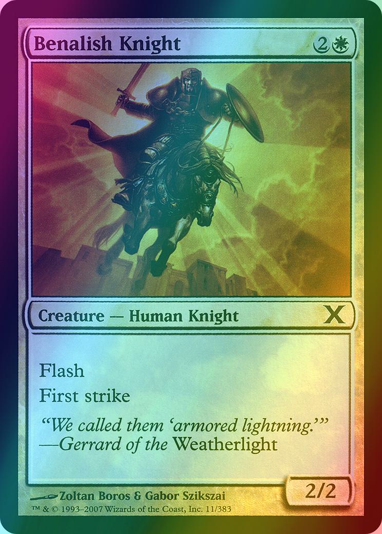 Benalish Knight [11] [Tenth Edition] [Foil]