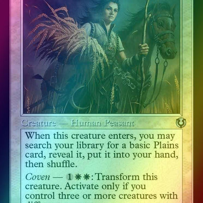 Ambitious Farmhand // Seasoned Cathar [448] [Retro Frame] [Innistrad Remastered] [Foil]