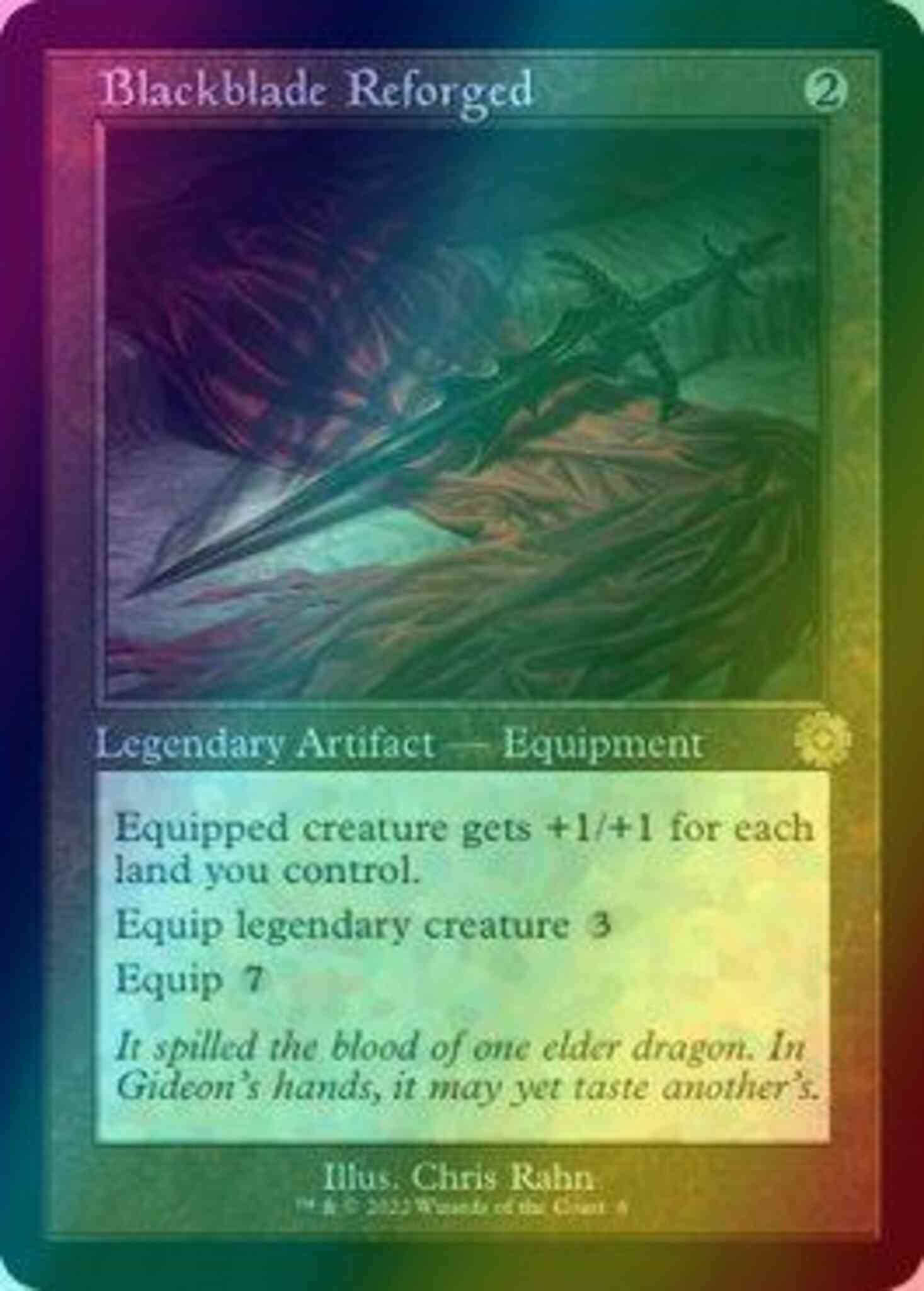 Blackblade Reforged [6] [Retro Frame] [The Brothers' War Retro Artifacts] [Foil]