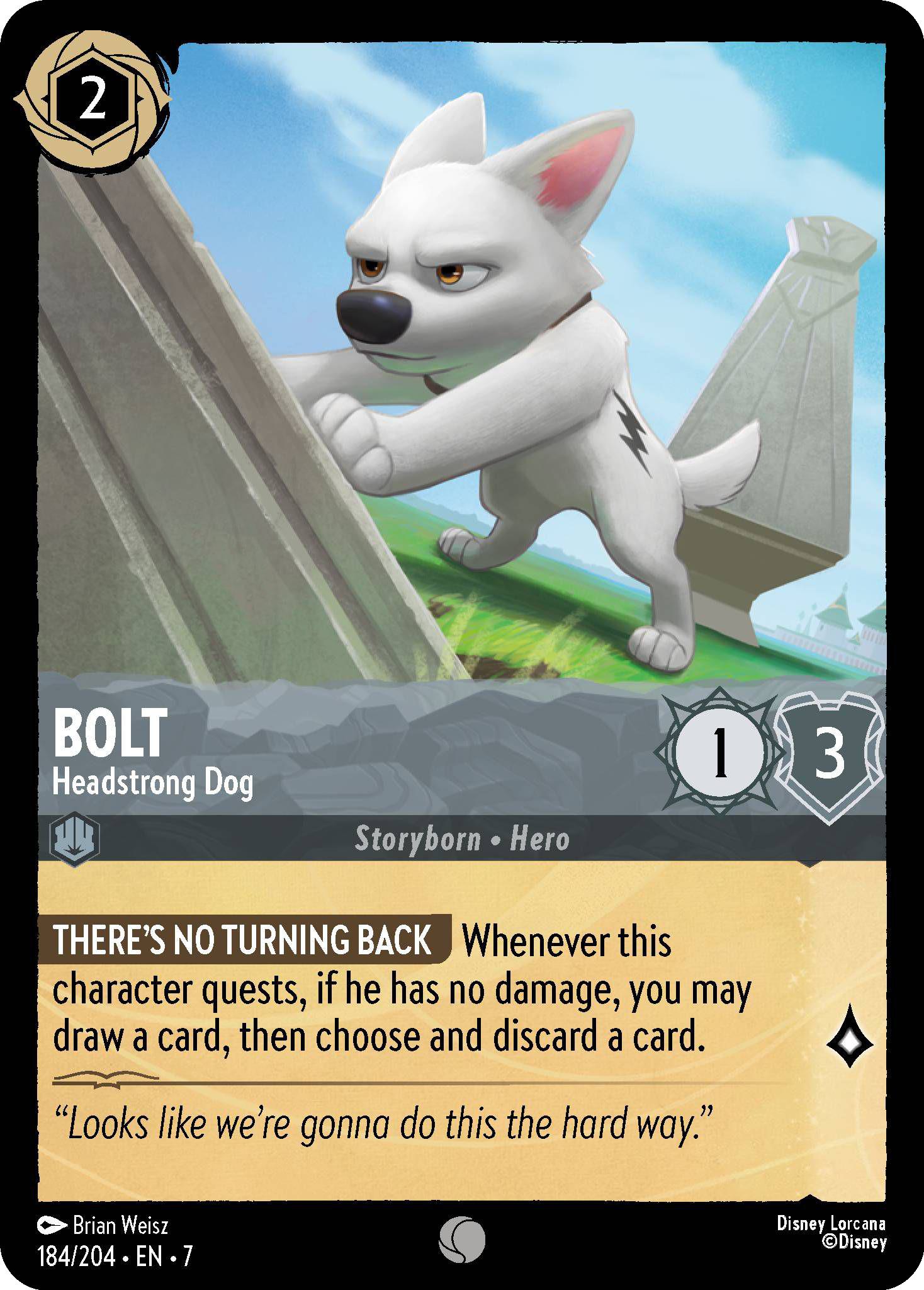 Bolt - Headstrong Dog - 184/204 [Archazia's Island] [Non-Foil]
