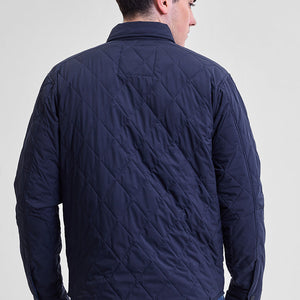 Navy Double Pocket Relaxed Fit Jacket