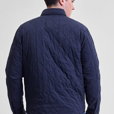 Navy Double Pocket Relaxed Fit Jacket