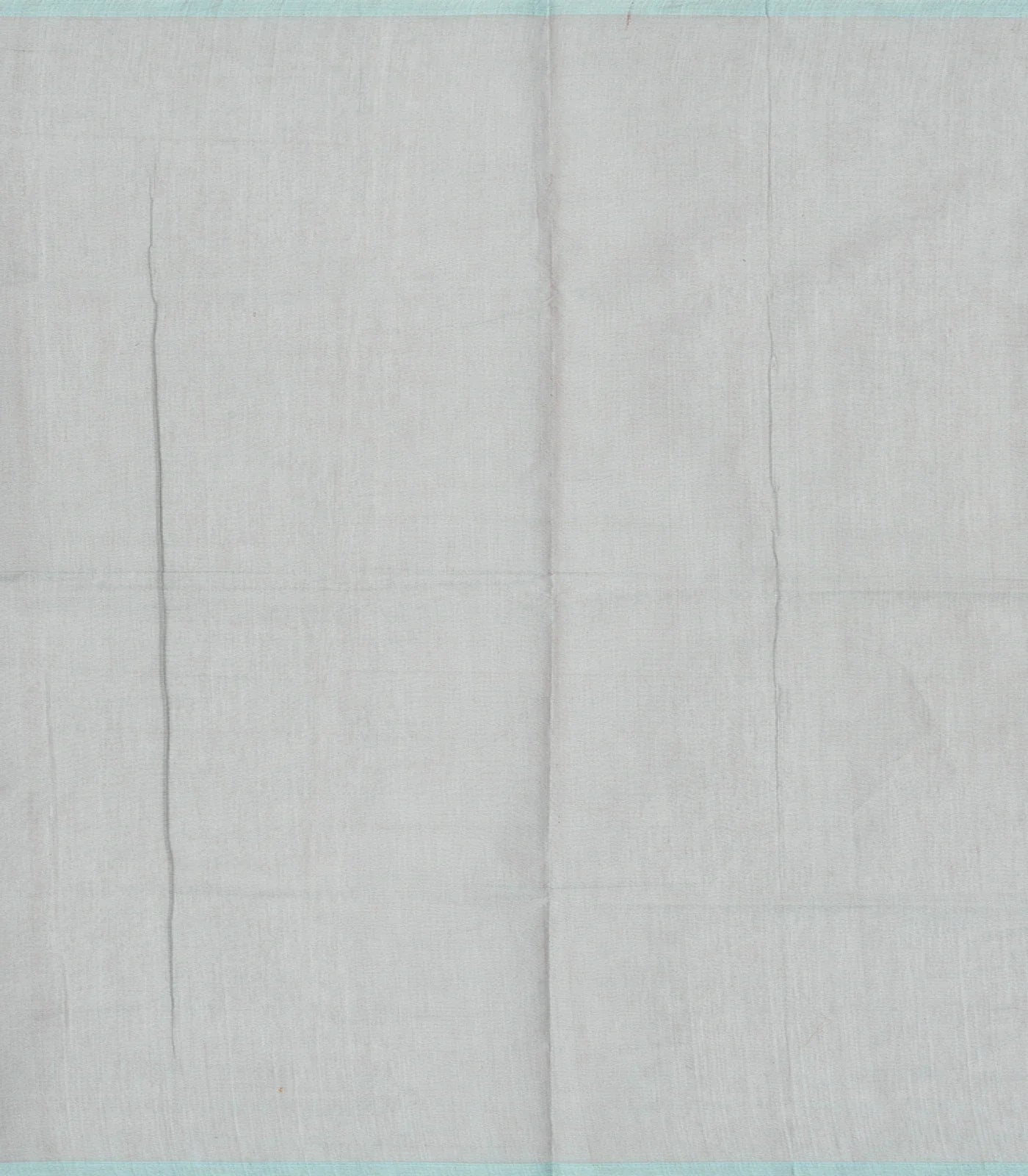 Dark Grey Handloom Village Cotton Saree With Floral Motifs