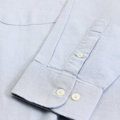 Light Grey Button Down Regular Fit Shirt