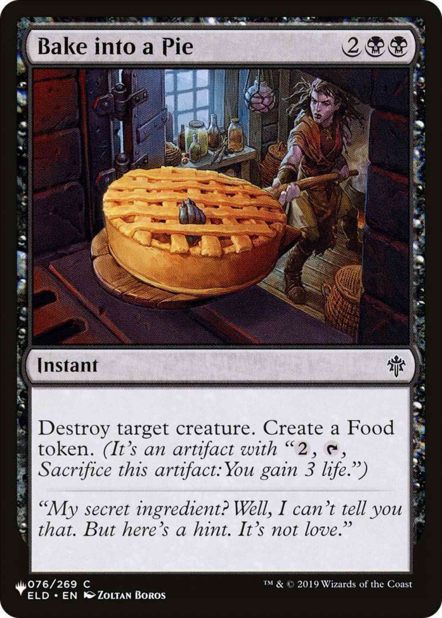 Bake into a Pie [ELD-76] [The List] [Non-Foil]