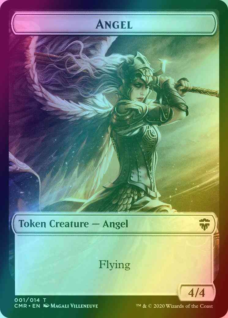 Angel Token (01) // Soldier Token (02) [Commander Legends Tokens] [Foil]