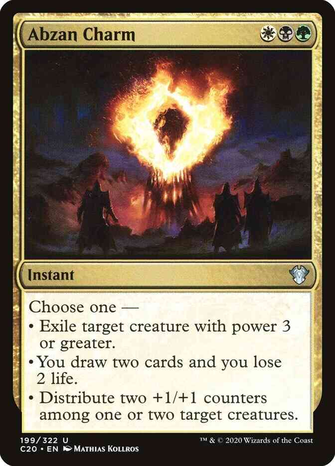Abzan Charm [199] [Commander 2020] [Non-Foil]