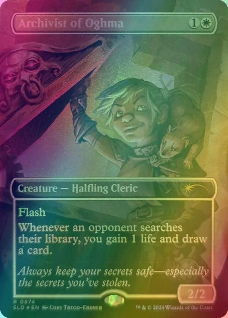 Archivist of Oghma [0874] [Borderless] [Secret Lair Drop] [Foil]