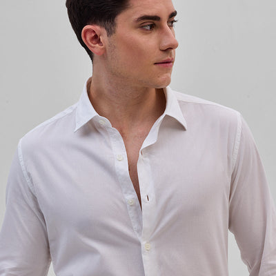 White Slim Fit Shirt