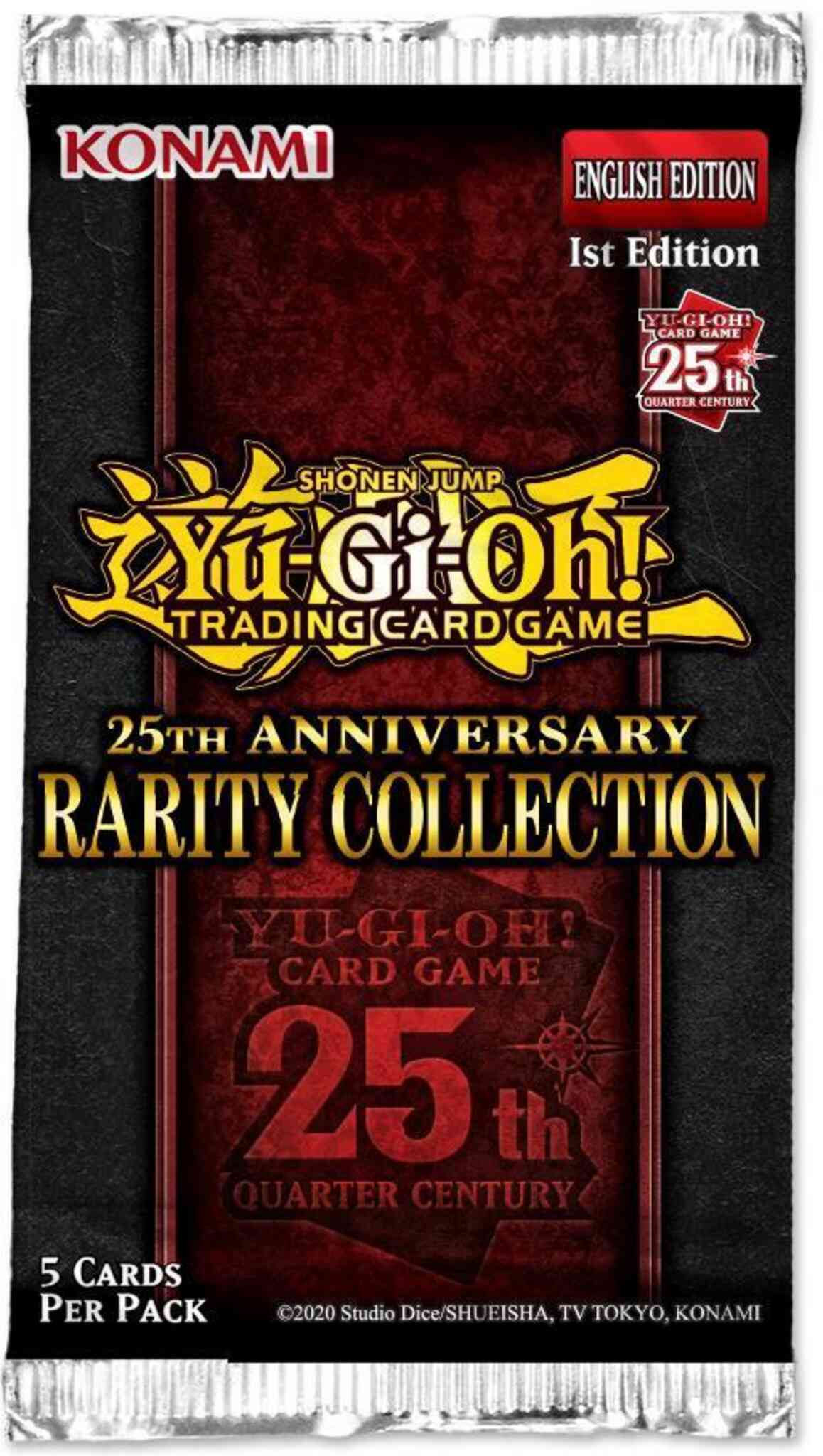 25th Anniversary Rarity Collection - 1st Edition - Booster Pack