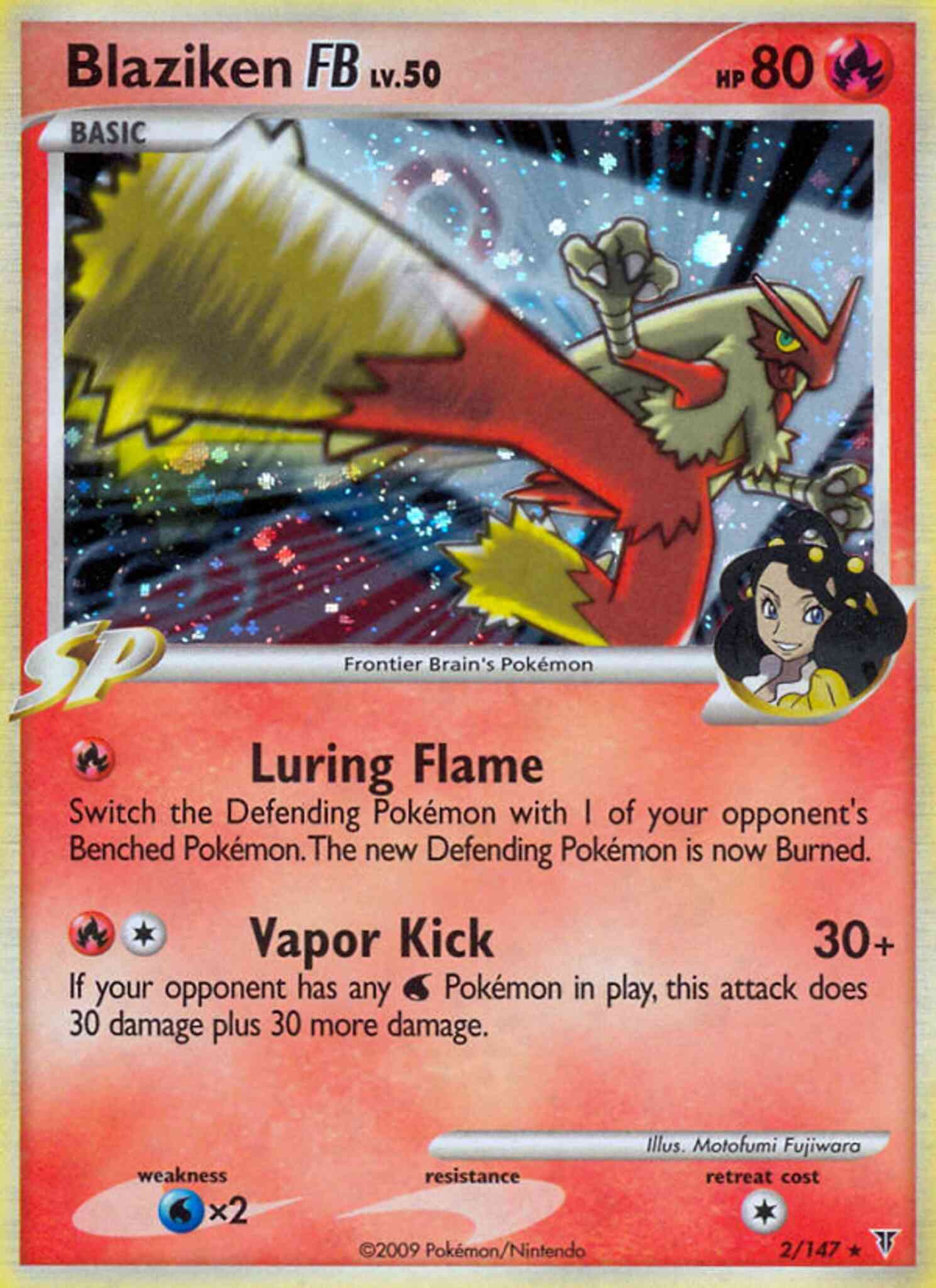 Blaziken FB - 2/147 - Rare Holo [pl3-2] [Reverse Holo]