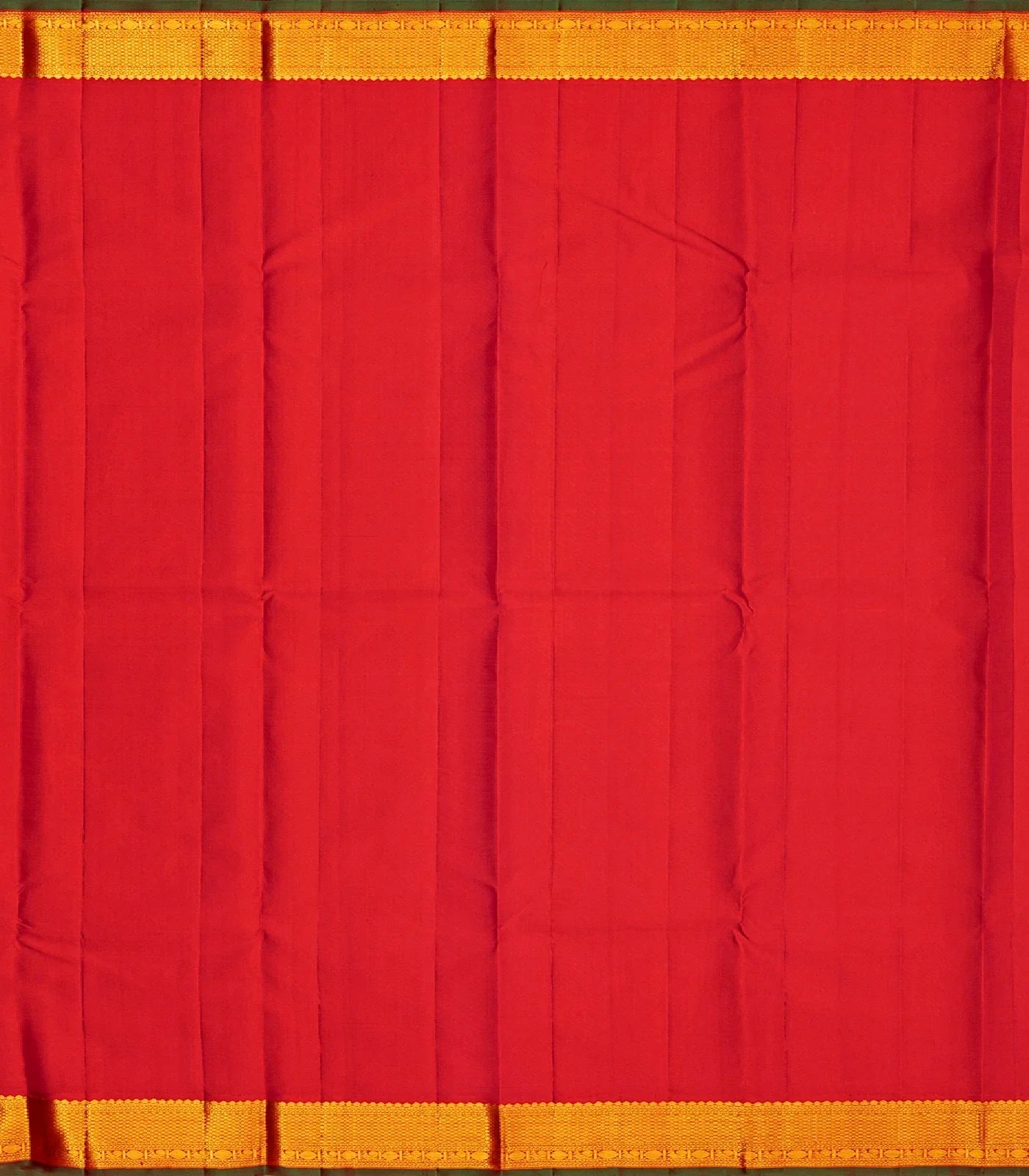 Mint Green Handloom Kanchipuram Korvai Silk Saree With Gandaberunda Buttas