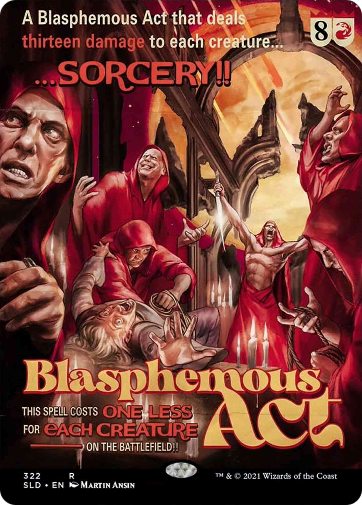 Blasphemous Act [0322] [Monster Movie Marathon] [Secret Lair Drop] [Non-Foil]